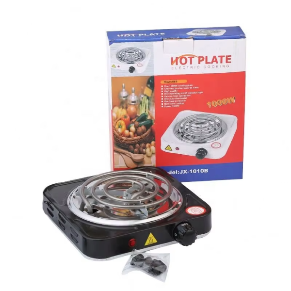Electric Stove Hot Plate for Cooking – Portable Single Burner with Fast Heating, Easy to Clean Metal Body