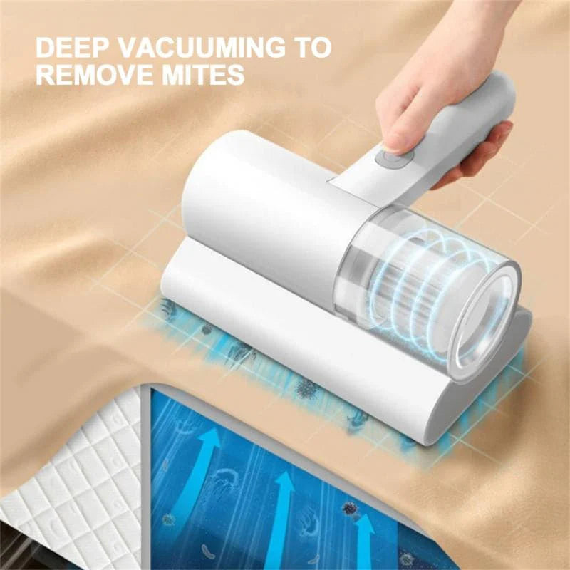 Portable Electric Mite Remover – UV-C Vacuum Cleaner with HEPA Filter for Bed, Mattress,