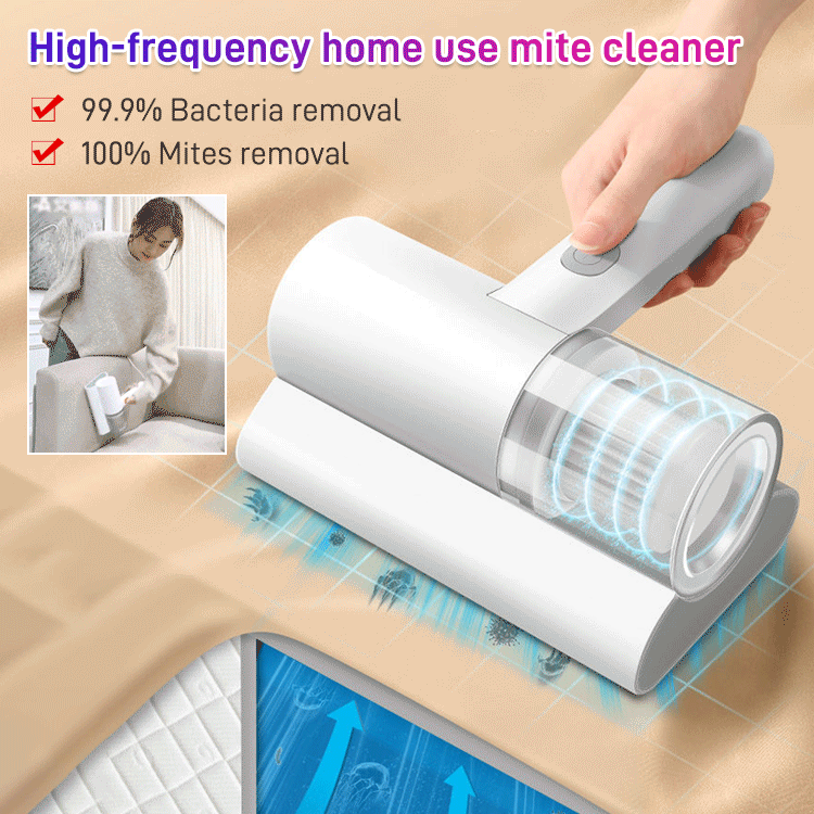 Portable Electric Mite Remover – UV-C Vacuum Cleaner with HEPA Filter for Bed, Mattress,