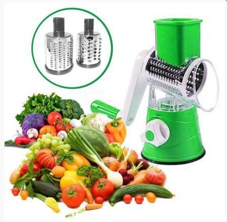 Tabletop Drum Grater | Manual Vegetable Cutter Slicer & Grater | Multi-functional Kitchen Gadget