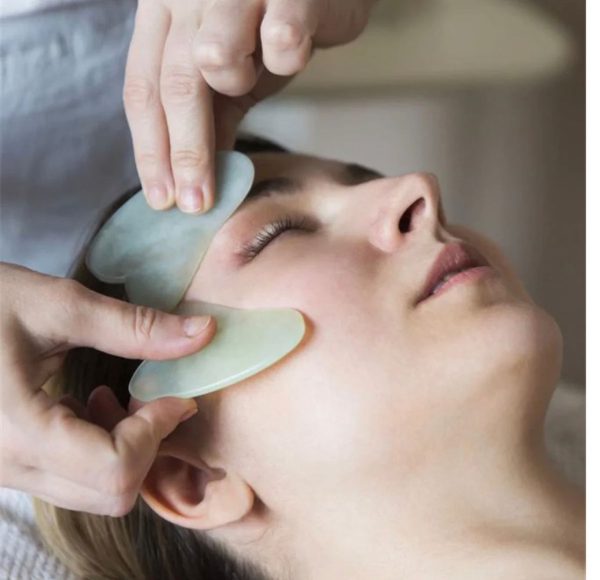 Flawless Jade Roller – Natural Marble Stone Facial Massager for Glowing, Healthy Skin