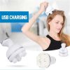 Electric Scalp Massager – Rechargeable Meridian Head Massager with 4 Massage Clusters, Portable & Waterproof Stress Relief Tool for Hair Growth & Relaxation