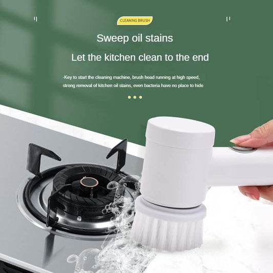 Magic Brush Wireless Rechargeable Cleaning Brush – Electric Scrubber for Bathroom, Tile, Bathtub & Kitchen