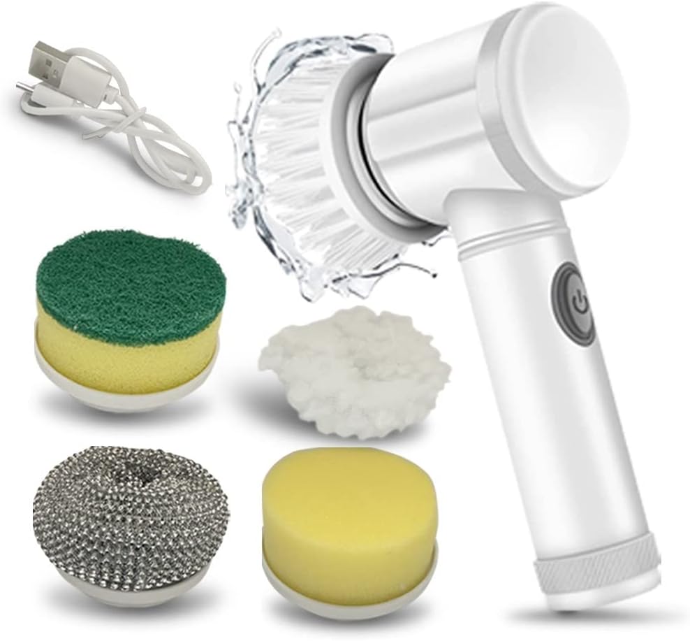 Magic Brush Wireless Rechargeable Cleaning Brush – Electric Scrubber for Bathroom, Tile, Bathtub & Kitchen