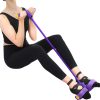 Tummy Trimmer with Foot Pedal Resistance Band – Sit-Up Pull Rope for Home Workout, Yoga, Core Training & Full-Body Fitness