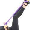 Tummy Trimmer with Foot Pedal Resistance Band – Sit-Up Pull Rope for Home Workout, Yoga, Core Training & Full-Body Fitness