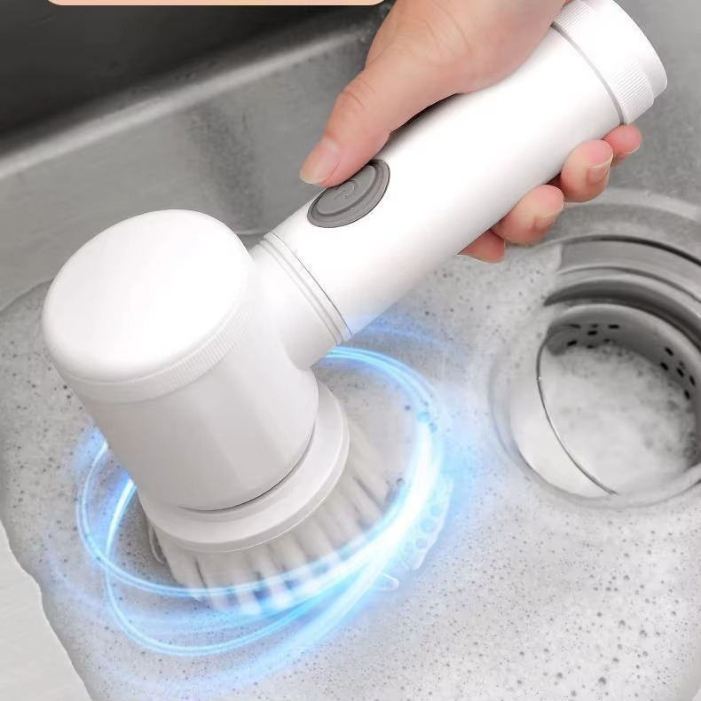Magic Brush Wireless Rechargeable Cleaning Brush – Electric Scrubber for Bathroom, Tile, Bathtub & Kitchen